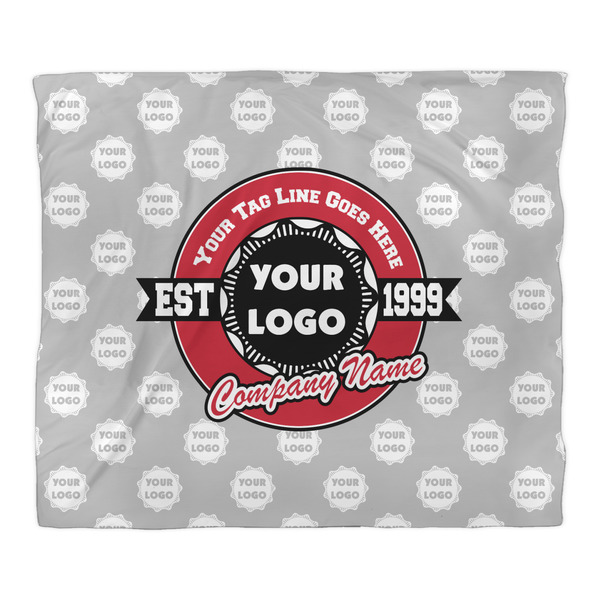 Logo & Tag Line Duvet Cover - King - Front
