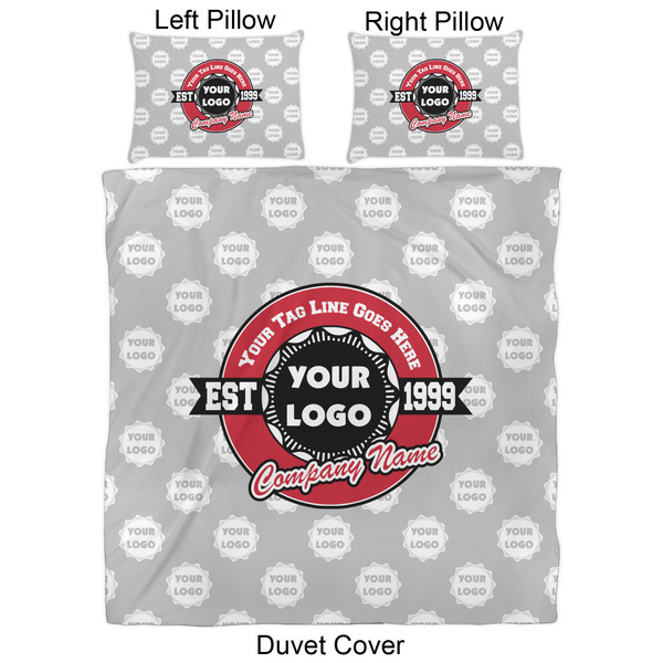 Logo & Tag Line Duvet Cover Set - Queen - Approval