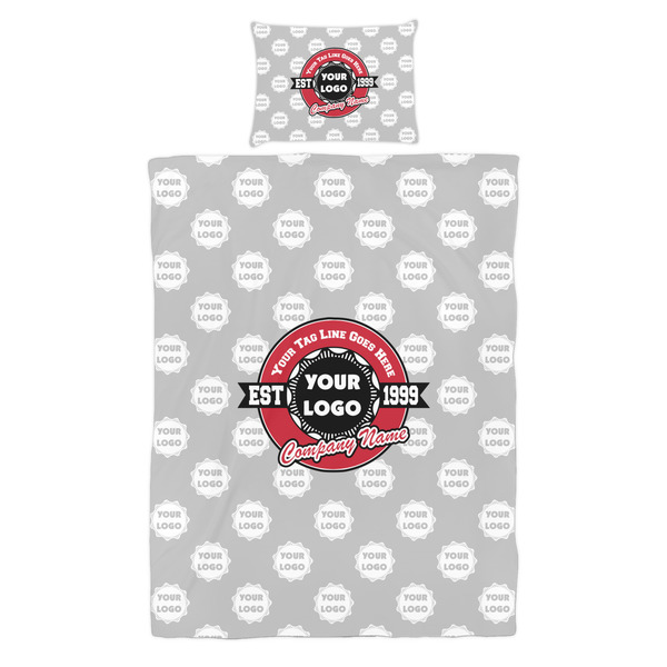 Logo & Tag Line Duvet Cover Set - Twin - Alt Approval