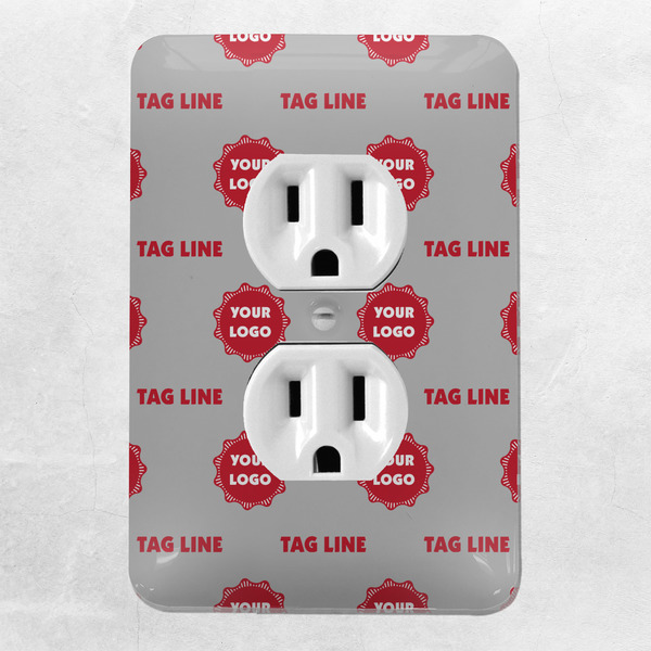 Logo & Tag Line Electric Outlet Plate - LIFESTYLE