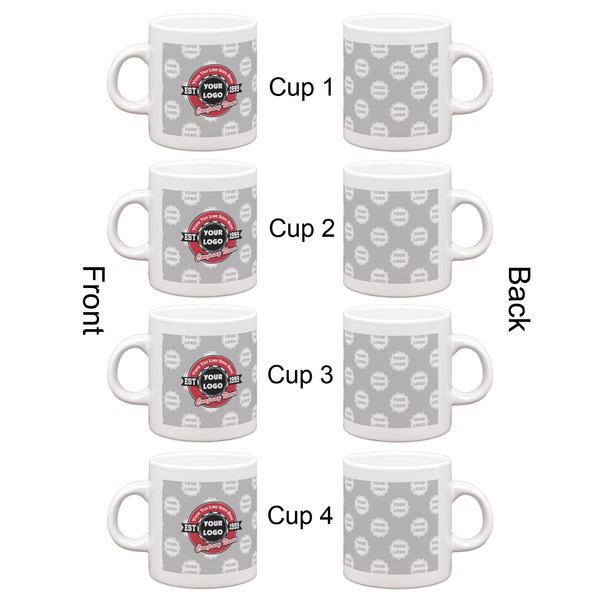 Logo & Tag Line Espresso Cup Set of 4 - Apvl