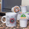 Logo & Tag Line Espresso Cup - Single Lifestyle