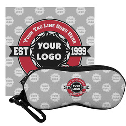 Logo & Tag Line Eyeglass Case & Cloth (Personalized)