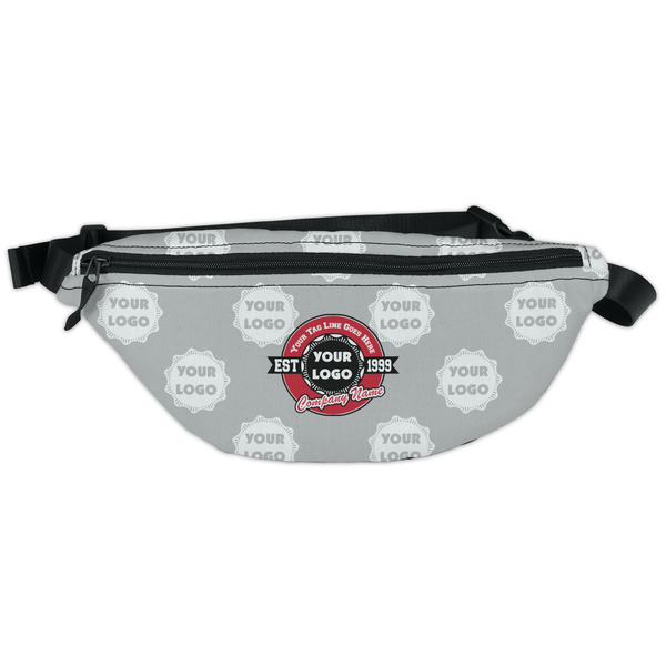 Custom Logo & Tag Line Fanny Pack - Classic Style w/ Logos