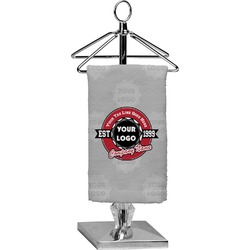 Logo & Tag Line Finger Tip Towel - Full Print (Personalized)