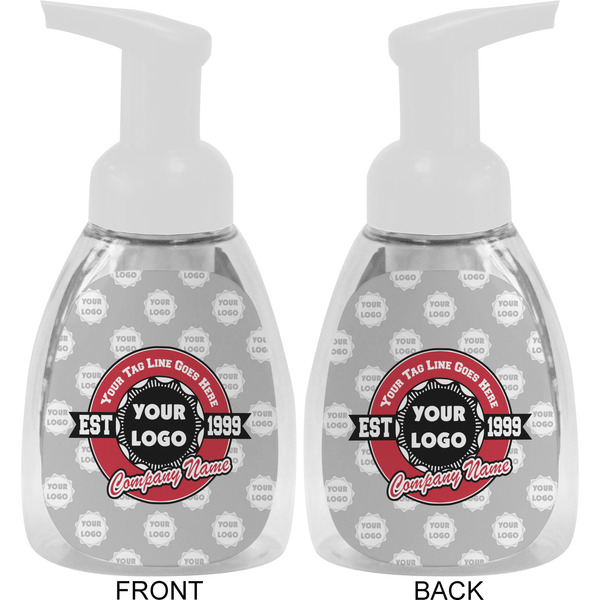 Logo & Tag Line Foam Soap Bottle Approval - White