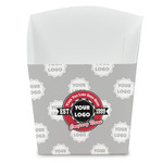 Logo & Tag Line French Fry Favor Boxes w/ Logos