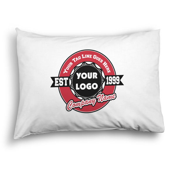 Custom Logo & Tag Line Pillow Case - Standard - Graphic (Personalized)