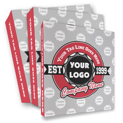Logo & Tag Line 3 Ring Binder - Full Wrap (Personalized)