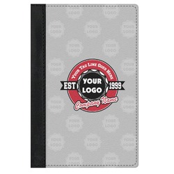 Logo & Tag Line Genuine Leather Passport Cover (Personalized)