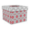 Logo & Tag Line Gift Boxes with Lid - Canvas Wrapped - Large - Front/Main