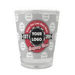 Logo & Tag Line Glass Shot Glass - 1.5 oz - Single (Personalized)