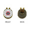 Logo & Tag Line Golf Ball Hat Clip Marker - Apvl - GOLD