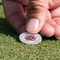 Logo & Tag Line Golf Ball Marker - Hand