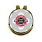 Logo & Tag Line Golf Ball Marker Hat Clip - Front & Back