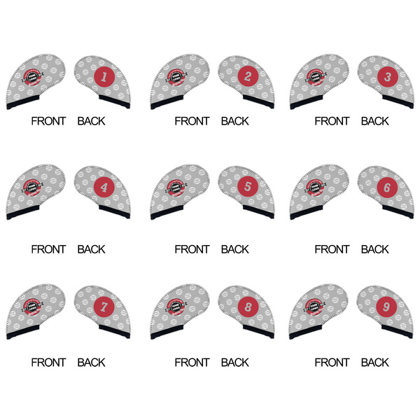 Logo & Tag Line Golf Club Covers - APPROVAL (set of 9)