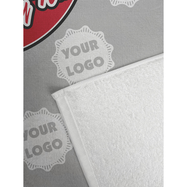 Logo & Tag Line Golf Towel - Detail