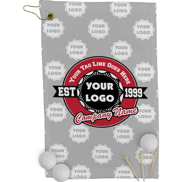 Logo & Tag Line Golf Towel (Personalized)