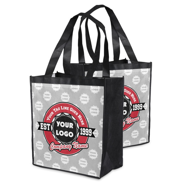Logo & Tag Line Grocery Bag - MAIN