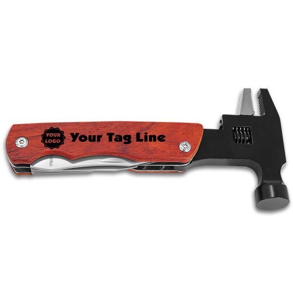 Custom Logo & Tag Line Hammer Multi-Tool - Double-Sided (Personalized)