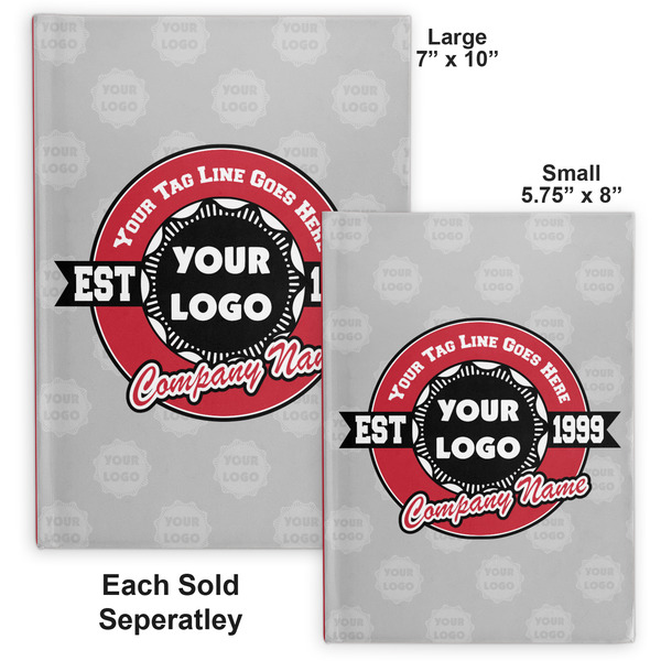 Logo & Tag Line Hard Cover Journal - Compare