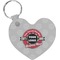 Logo & Tag Line Heart Keychain (Personalized)