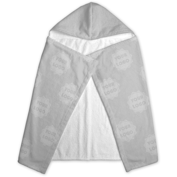 Logo & Tag Line Hooded Towel - Folded