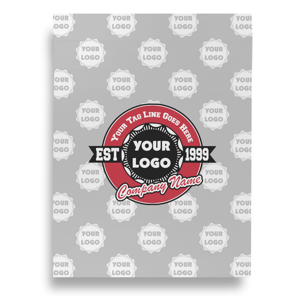 Logo & Tag Line House Flags - Double Sided - FRONT