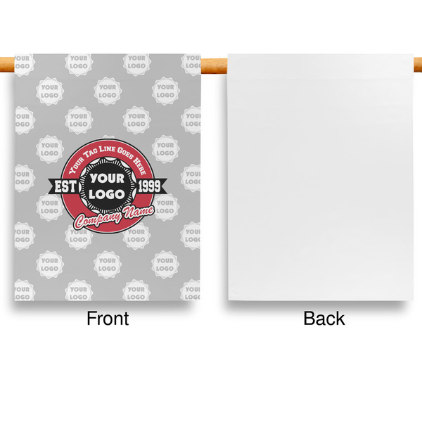 Logo & Tag Line House Flags - Single Sided - APPROVAL