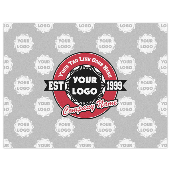 Logo & Tag Line Indoor / Outdoor Rug - 6'x8' - Front Flat