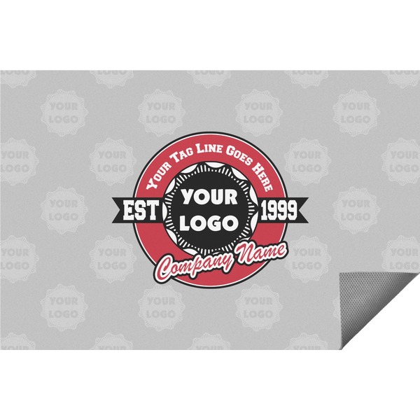 Custom Logo & Tag Line Indoor / Outdoor Rug - 5' x 8' w/ Logos