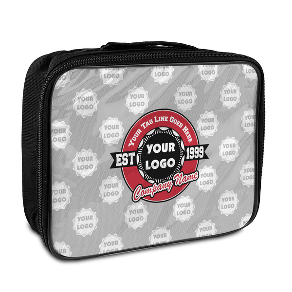 Custom Logo & Tag Line Insulated Lunch Bag w/ Logos