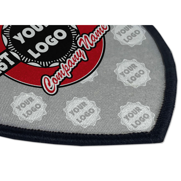 Logo & Tag Line Iron on Shield 3 Detail