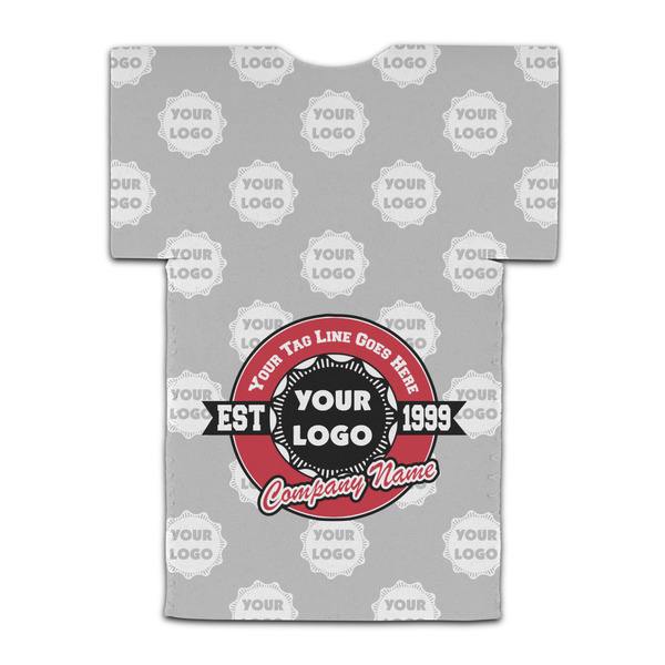 Logo & Tag Line Jersey Bottle Cooler - BACK (flat)