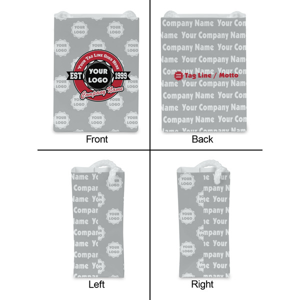 Logo & Tag Line Jewelry Gift Bag - Gloss - Approval