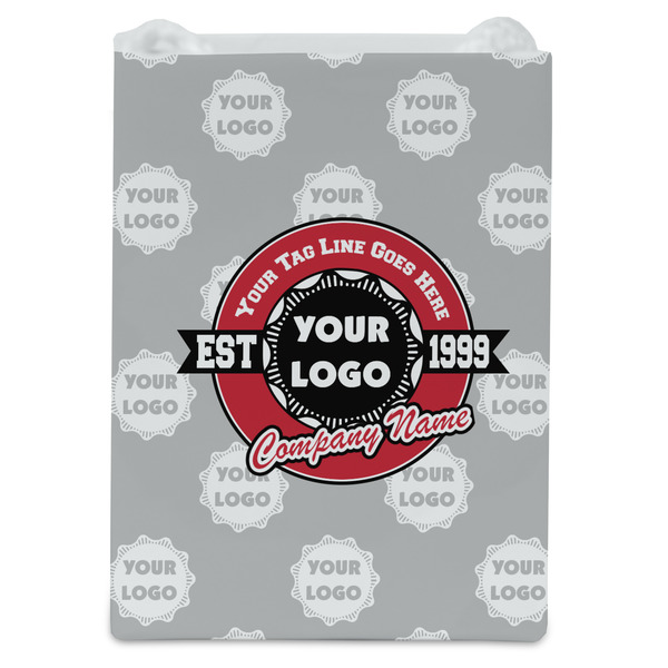 Logo & Tag Line Jewelry Gift Bag - Gloss - Front