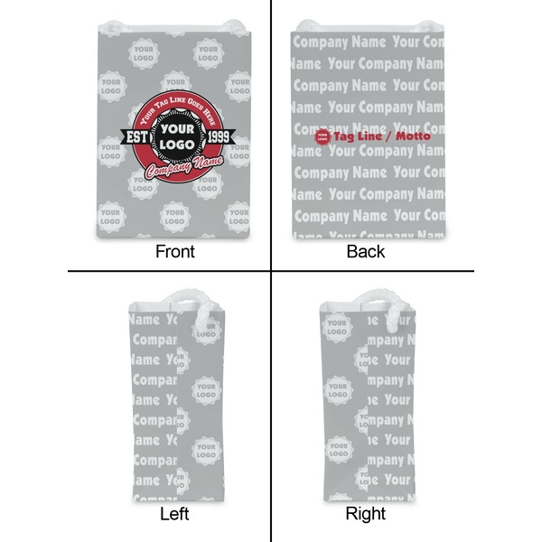 Logo & Tag Line Jewelry Gift Bag - Matte - Approval