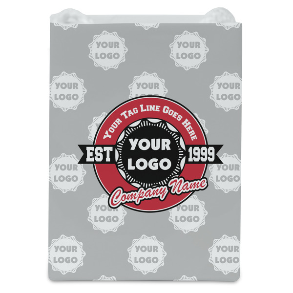 Logo & Tag Line Jewelry Gift Bag - Matte - Front