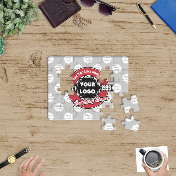 Logo & Tag Line Jigsaw Puzzle 30 Piece - In Context