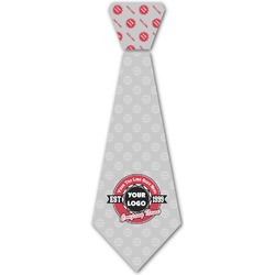 Logo & Tag Line Iron On Tie (Personalized)