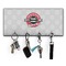 Logo & Tag Line Key Hanger w/ 4 Hooks & Keys