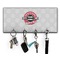 Logo & Tag Line Key Hanger w/ 4 Hooks w/ Logos