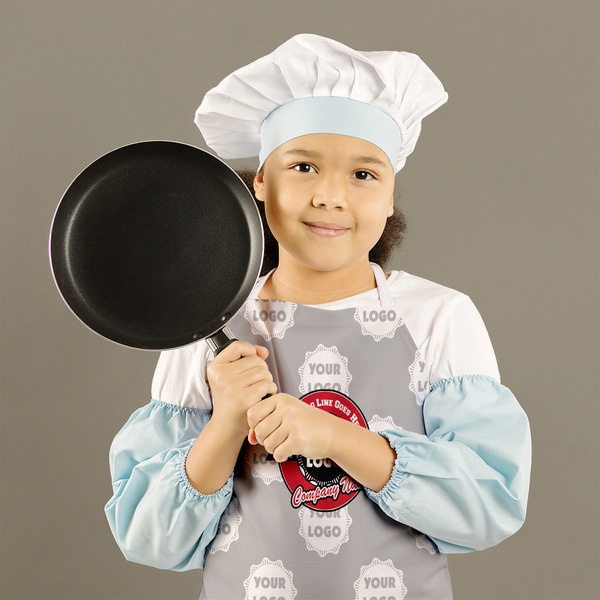 Logo & Tag Line Kid's Aprons - Medium - Lifestyle