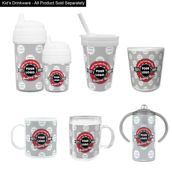 Logo & Tag Line Kid's Drinkware - Customized & Personalized