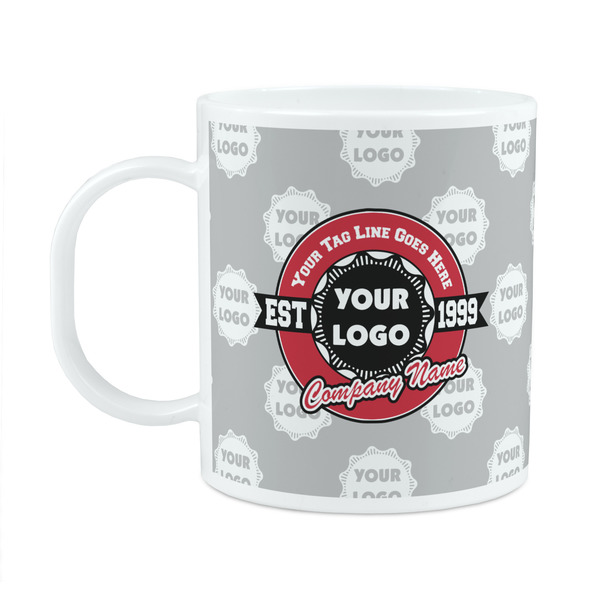 Custom Logo & Tag Line Plastic Kids Mug (Personalized)