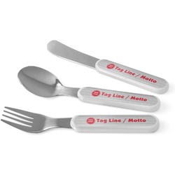 Logo & Tag Line Kid's Flatware (Personalized)