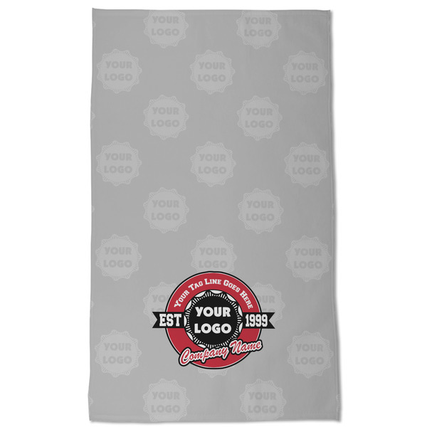 Logo & Tag Line Kitchen Towel - Poly Cotton - Full Front