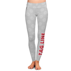 Logo & Tag Line Ladies Leggings - Extra Small (Personalized)