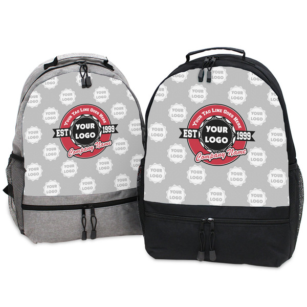 Logo & Tag Line Large Backpacks - Both