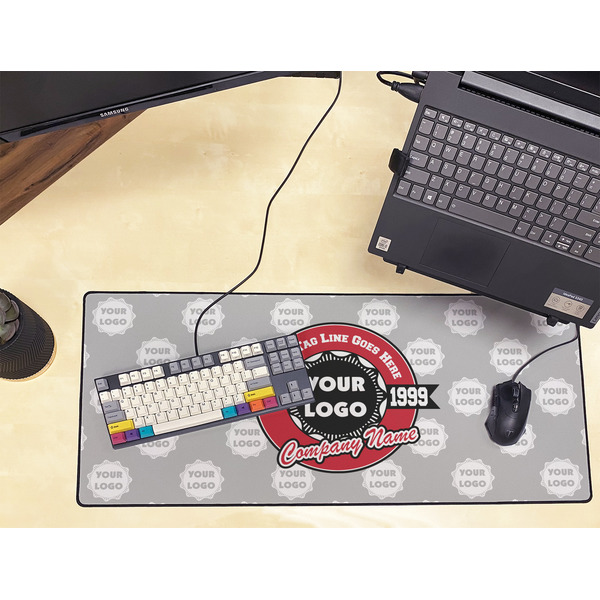 Logo & Tag Line Large Gaming Mats - LIFESTYLE